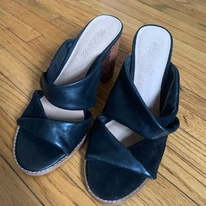 Genuine Leather and Suede Madewell Heels